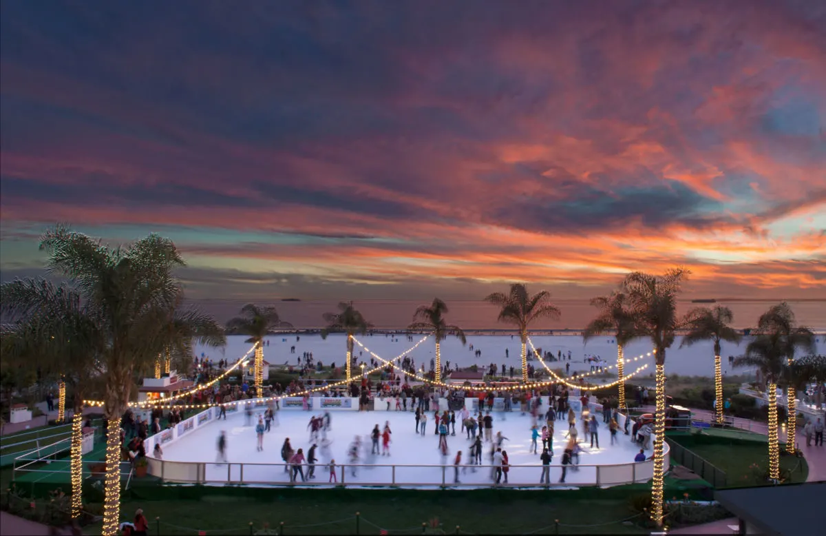Hotel del Coronado ice skating rink