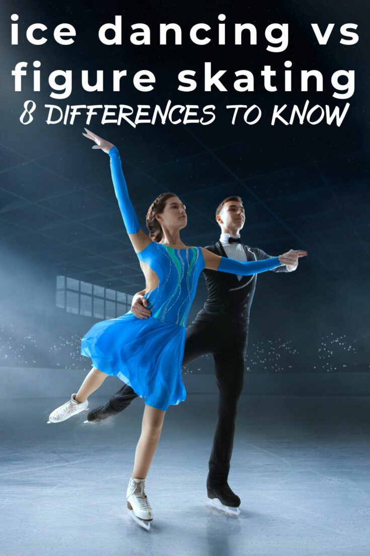 the difference between ice dancing vs figure skating