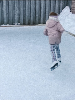 how to practice ice skating at home