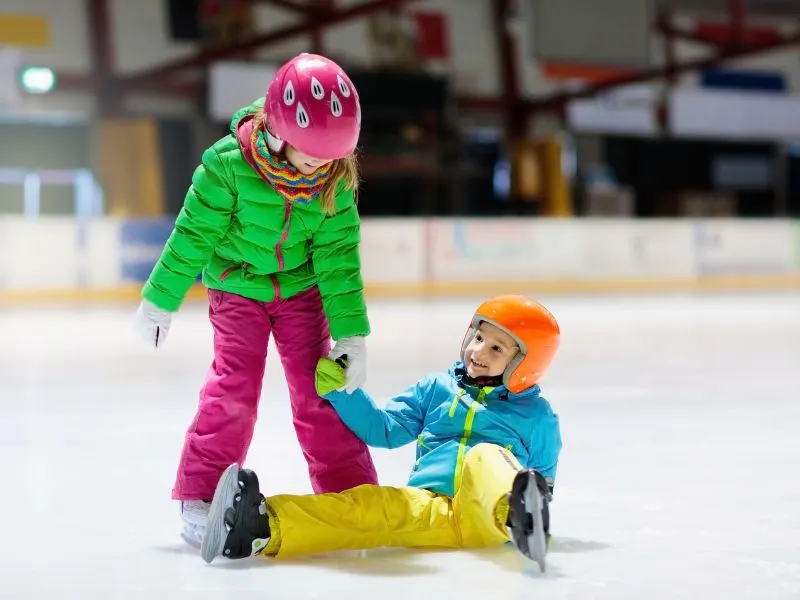 how to teach your child to ice skate