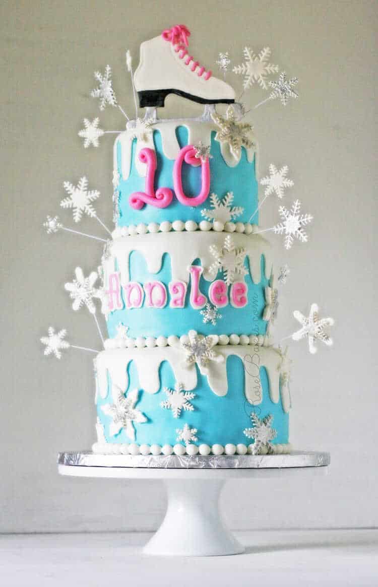 30 Amazing Ice Skating Cake Ideas