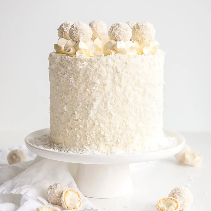 Image for Raffaello Cake (Coconut Almond Cake)