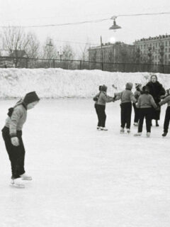 who invented ice skating
